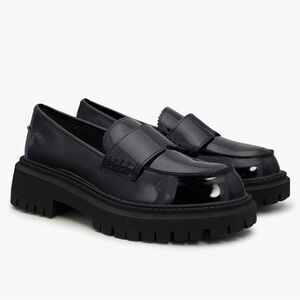 NEW! Sketchers Modern Rugged - Sweet Choice Patent Leather Loafers Memory Foam